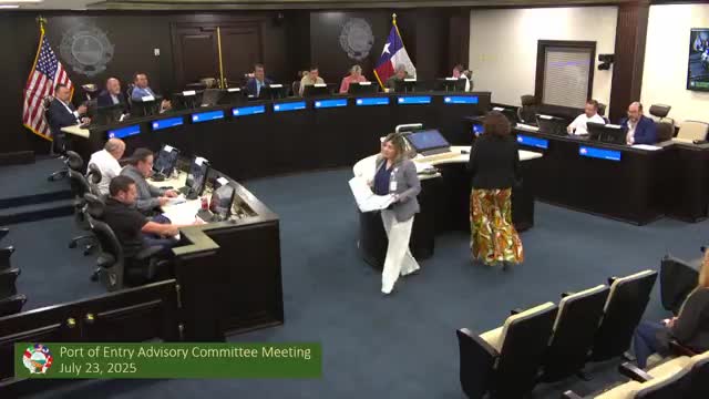 Engineering staff says TxDOT must be included to complete road to World Trade Bridge import lot