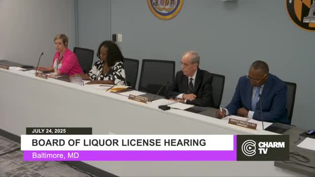 Baltimore liquor board fines multiple licensees for noise, health, permit and unauthorized-entertainment violations