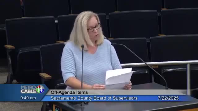 Arden Arcade Residents Demand Action Against Negligent Landlords at County Meeting