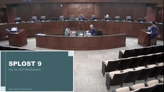 Administrator proposes roughly $407 million SPLOST 9 project list; vote targeted for early August