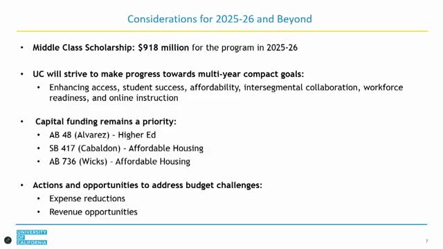 University Budget Work Group Proposes Recommendations Amid Growing Fiscal Challenges