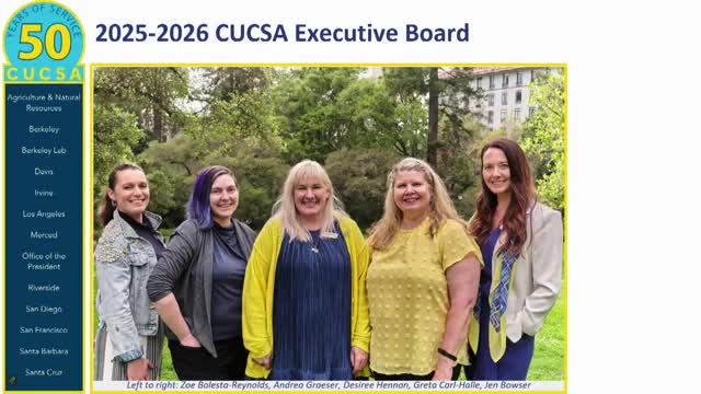 KUCSHA Elects New Officers and Discusses Employee Tuition Breaks Proposal