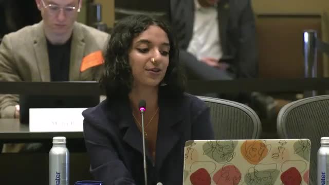 Stephanie Valadez Addresses UC Student Housing Crisis at UC Grama Council Meeting