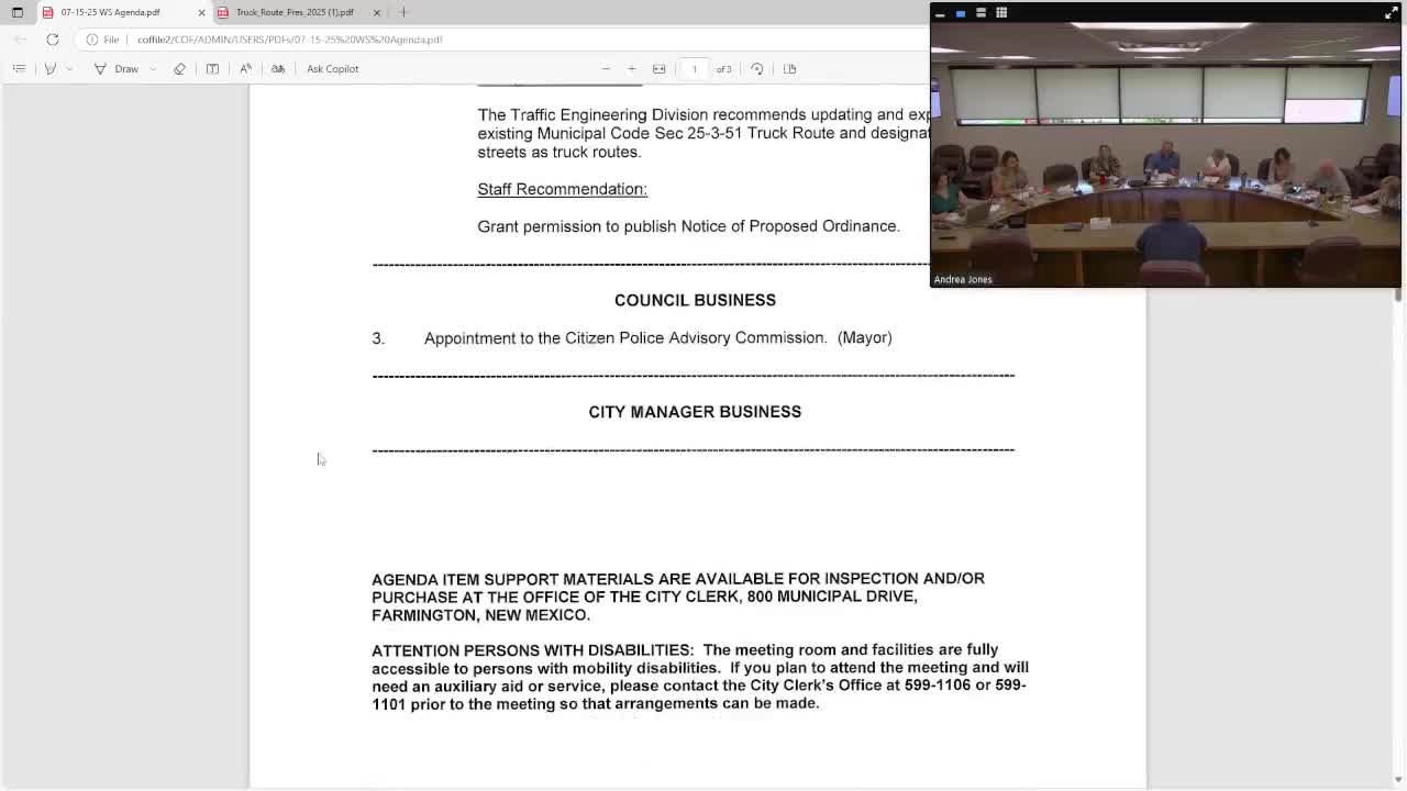 Farmington council confirms Brandon Drake to Citizen Police Advisory Committee