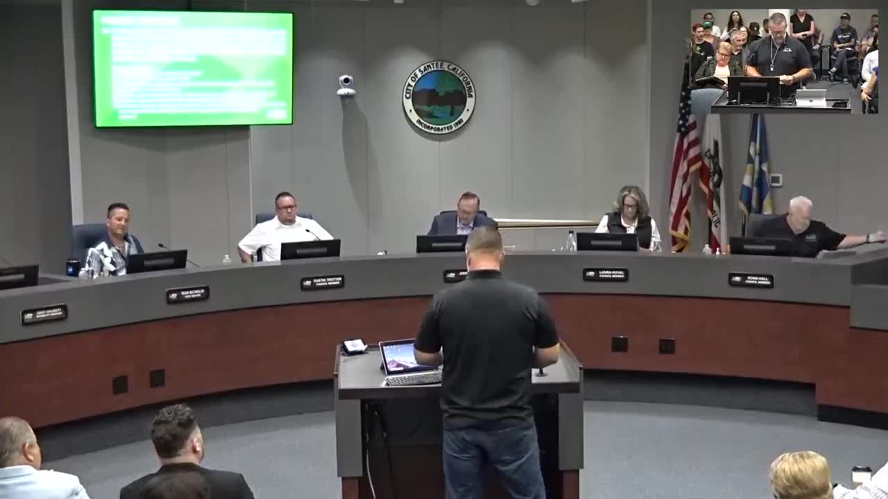 Nearly 50 residents testify on Santee dispensary permits; supporters cite jobs and security, opponents raise youth and public-health concerns