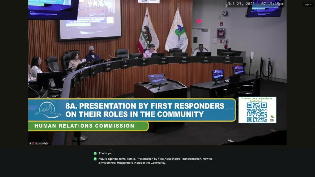 Commission hears summary of ‘first responders’ transformation discussions and public preferences