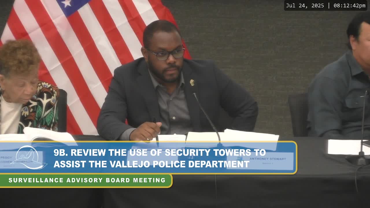 Vallejo Board Forms Ad Hoc Committee to Develop Surveillance Technology Policy