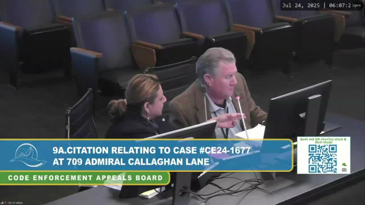 Vallejo Board Upholds Second Citation Against Property Owner Hadar Weitzman