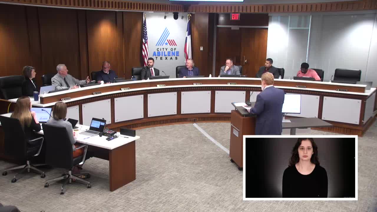 Abilene Council Tables Permit Ordinance Amid Public Safety Concerns