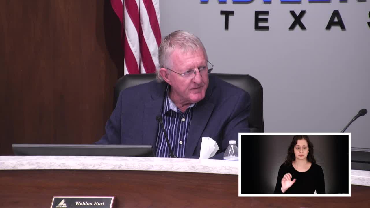 Abilene City Council Tables Item 15 and Appoints Local Judges
