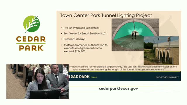 Cedar Park Council Approves Solar Lighting Project with SA Smart Solutions LLC
