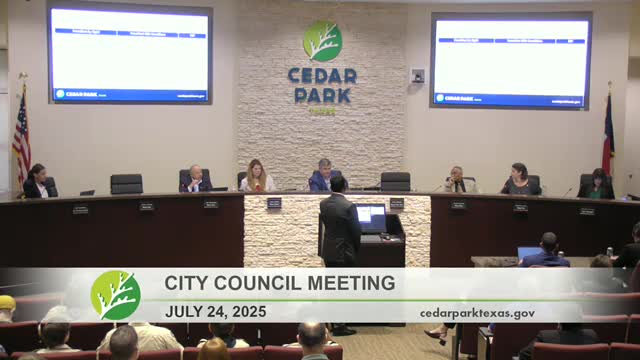 Cedar Park City Council Approves BCRA Budget Amid Industrial Zoning Discussions