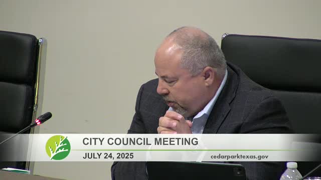 Cedar Park City Council Approves $4M Construction Agreement for Community Recreation Project