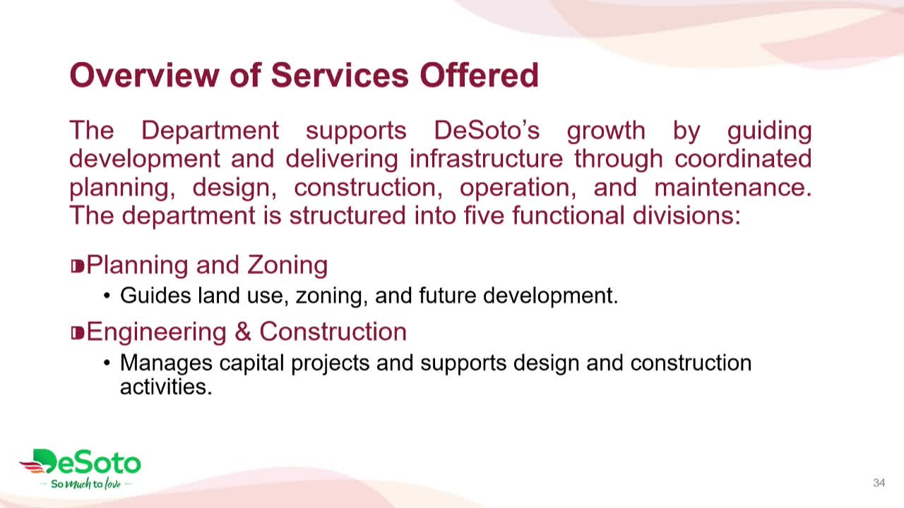 DeSoto City Council Approves $200K for Planning and Zoning Ordinance Updates