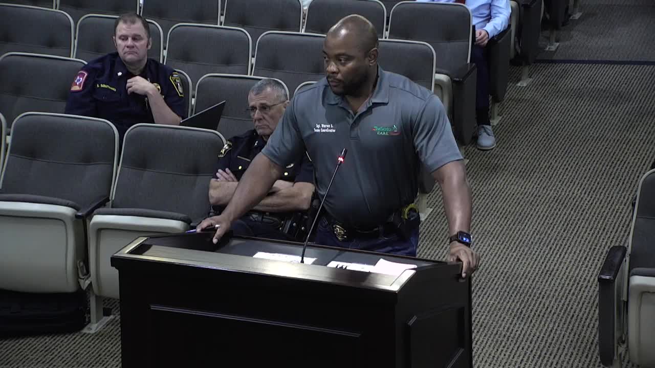DeSoto Care Team Advocates Emphasize Budget Needs During City Council Meeting