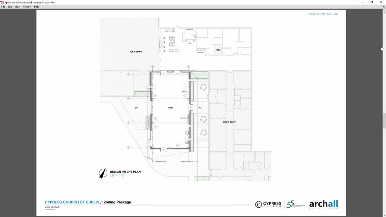 Cypress Church Plans Front Addition Amid Parking Utilization Concerns in Galloway