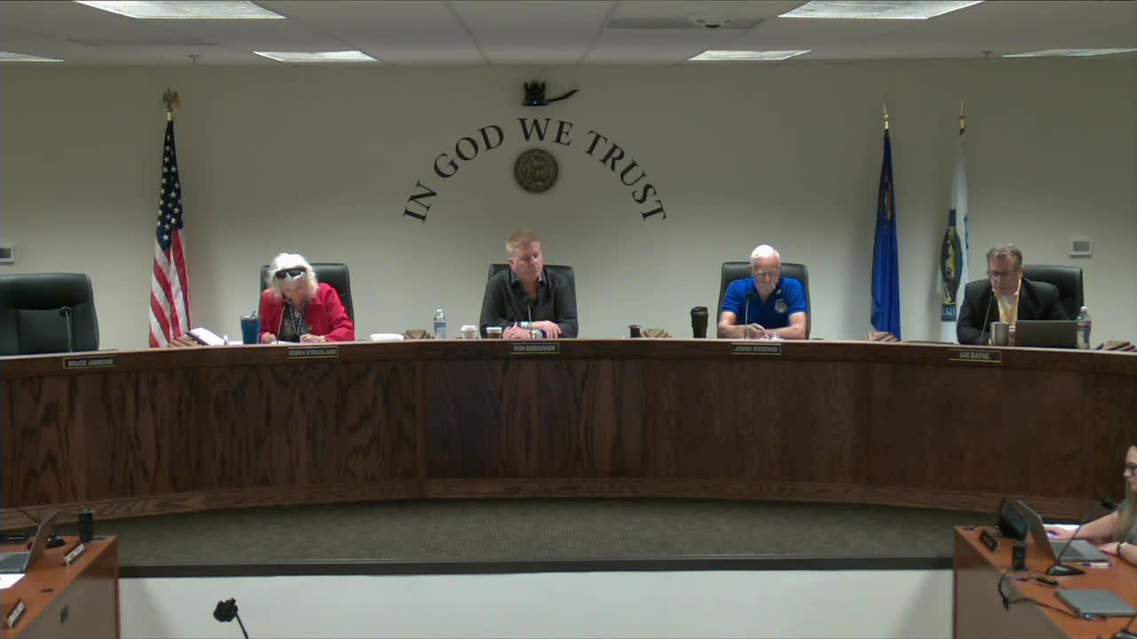 Nye County Commissioners Recognize Departing Finance Director Helen Bay for Outstanding Service
