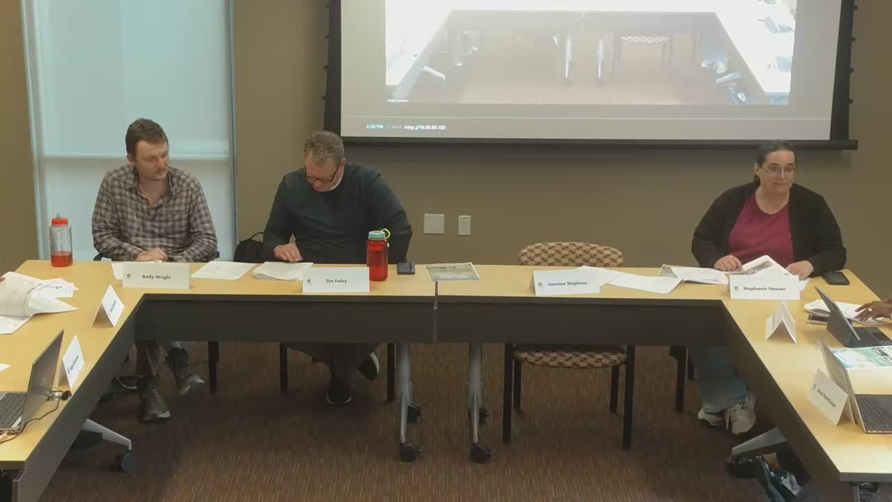 David Hampton Coordinates with Yvonne Montoya on Community Art Project Discussions