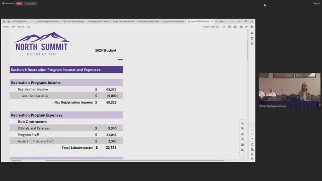 North Summit Recreation Board Approves 2024 Budget and Plans for New Program Director