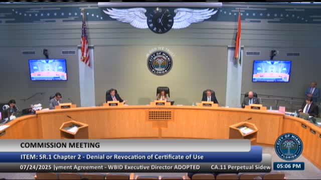 Miami City Commission Proposes Moratorium on Economic Impact Studies Requirement