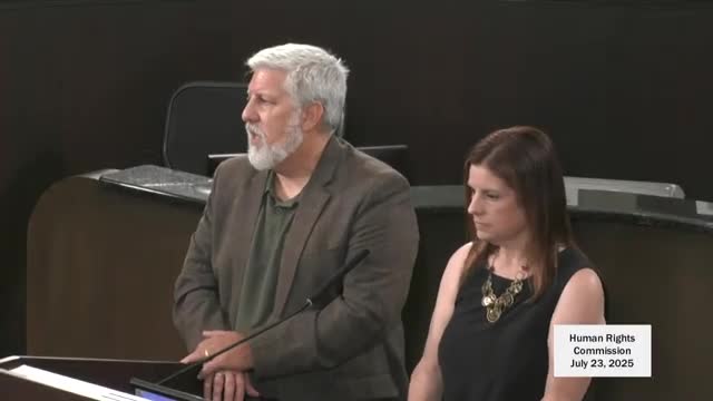 Human Rights Commission outlines outreach plan to broaden awareness; commissioners discuss message and partners