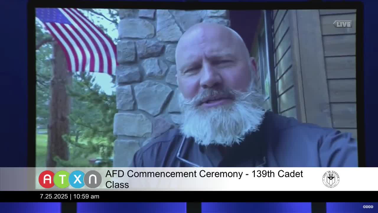 Austin Fire Department Chief Inspires Class 139 with Lessons from Military Training