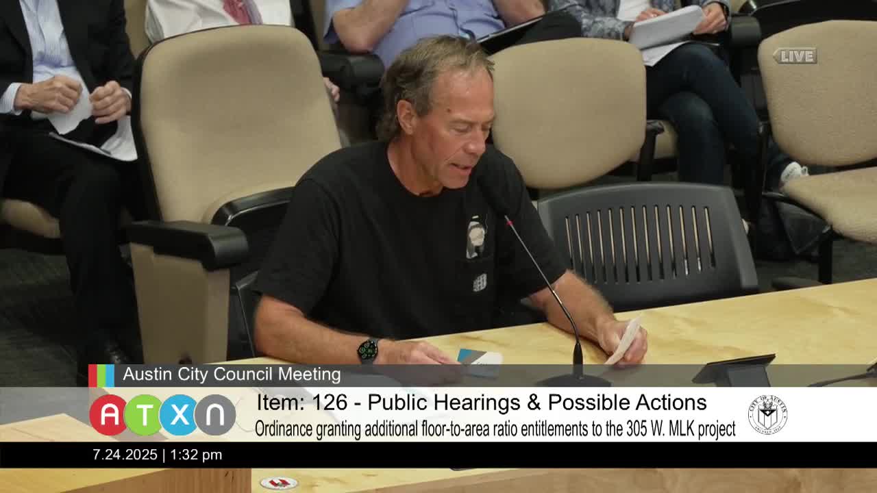Austin City Council Debates Proposed Convention Center Site Plan Approval