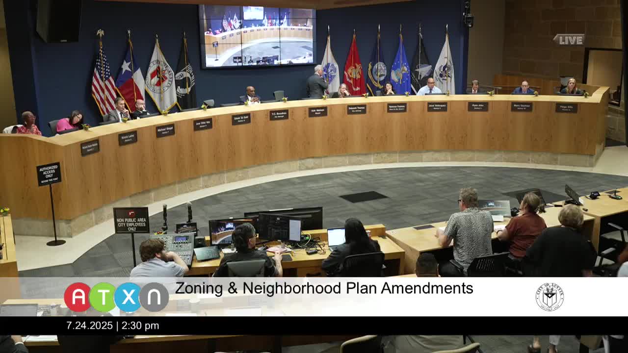 Kim Bacon advocates for Little Lion Salon amid rezoning challenges in South Austin