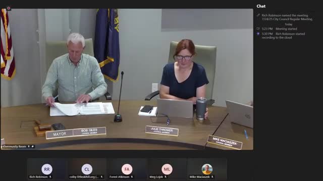 City Council Approves Comprehensive Fee Schedule and Opens Water Rate Hearing