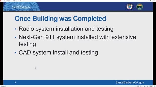Santa Barbara Fire Communication Center Launches Advanced 911 Dispatch System