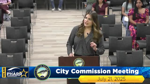 Pharr City Council Hosts Community Events and Approves Key Resolutions