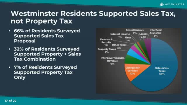 Westminster Considers 0.4% Sales Tax Increase to Fund Fire Department Needs
