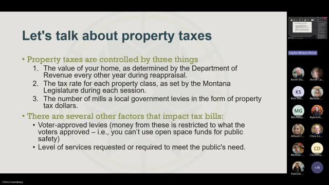 Montana Legislature Approves Property Tax Rebate and Rate Adjustments for Fiscal Year 2026