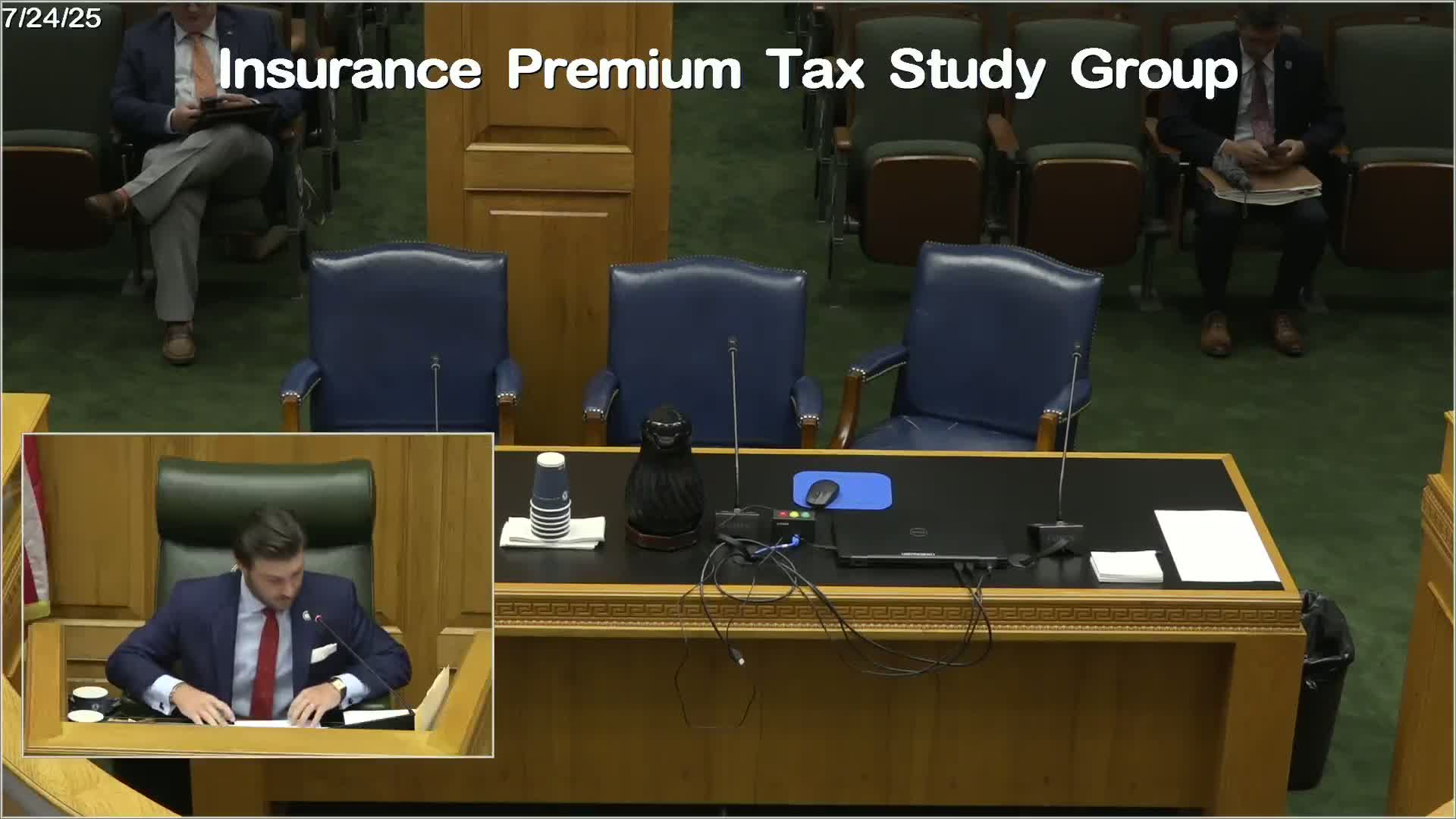Louisiana study group opens review of insurance premium tax; Chance Henry elected chair