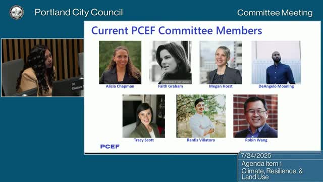 Portland Council Discusses Community Engagement and Climate Investment Plan Ahead of 2027