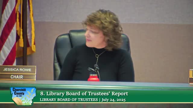 Churchill County Library Selects Patsy Penny Esposito as Interim Director