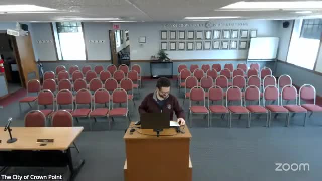 Commission approves replacement of collapsing chimney with capped metal vent at 218 E. Clark St.