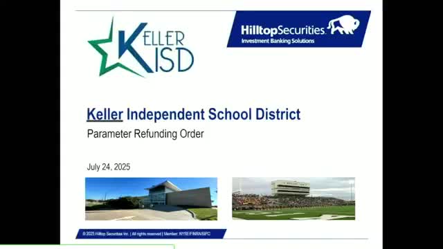Keller ISD board authorizes parameters to pursue refunding bonds, potential $30M savings projected