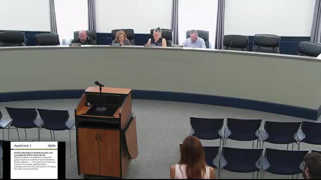 Board approves 37‑square‑foot lot‑coverage variance for North Ridgeville garage addition