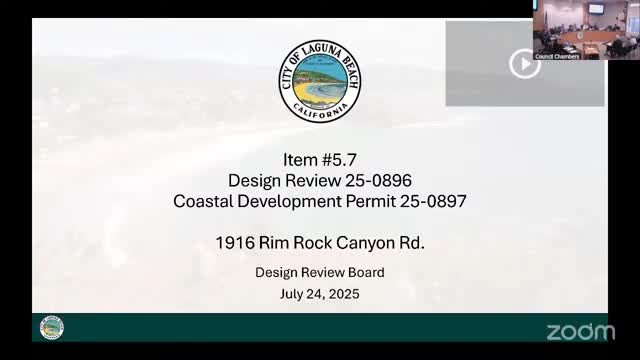 Design Review Board Approves Major Remodel at 1916 Grama Rock Canyon Road