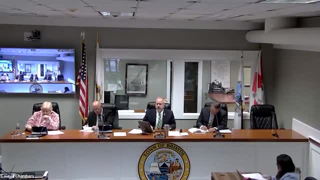 Bristol Town Council Honors Late Members and Discusses Local Issues
