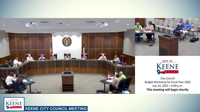 City Council Hosts Budget Workshop Meeting and Calls for Civility