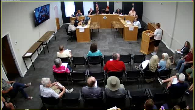 Eagle Drive Resident Raises Concerns Over Erosion at Creek Committee Meeting