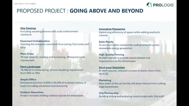 Prologis Seeks Approval for Newark Project After Community Contributions