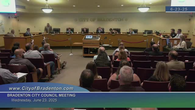 Mayor Gene Brown Issues Proclamation Supporting Israel at Bradenton City Council Meeting