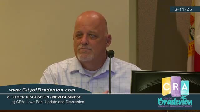 CRA to consider market-rate sale, brownfield incentives and to fund waterline; house rehab planned using SHIP funds