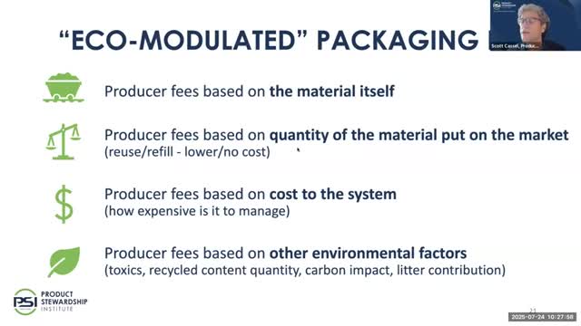 Oregon Leads States with Eco Modulated Packaging Fee Regulations