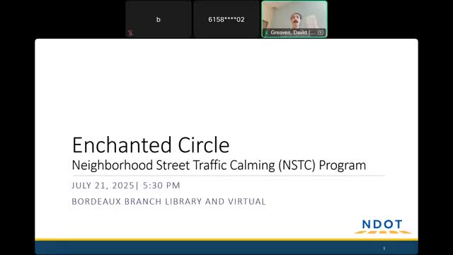 Nashville Engineers Discuss Traffic Calming Strategies at Enchanted Circle Meeting
