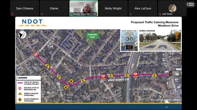 Nashville NDOT Discusses Traffic Calming Plan for Westborough Neighborhood