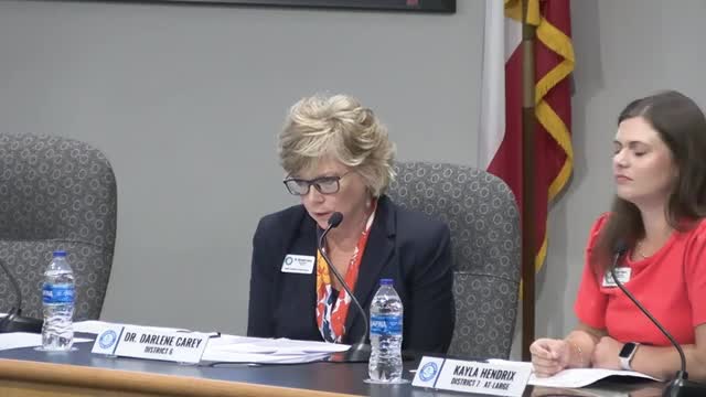 School Board Discusses Funding for School Resource Officers with Sheriff Smith